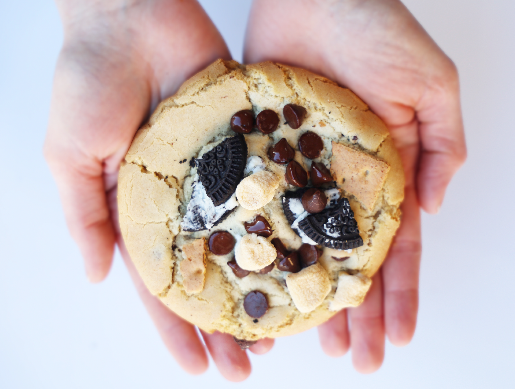 Jumbo Chocolate Chip Brownie Marshmallow Stuffed Cookie Boxed