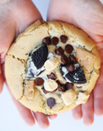 Jumbo Chocolate Chip Brownie Marshmallow Stuffed Cookie Boxed