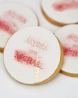 Handpainted Watercolor Personalized Cookies