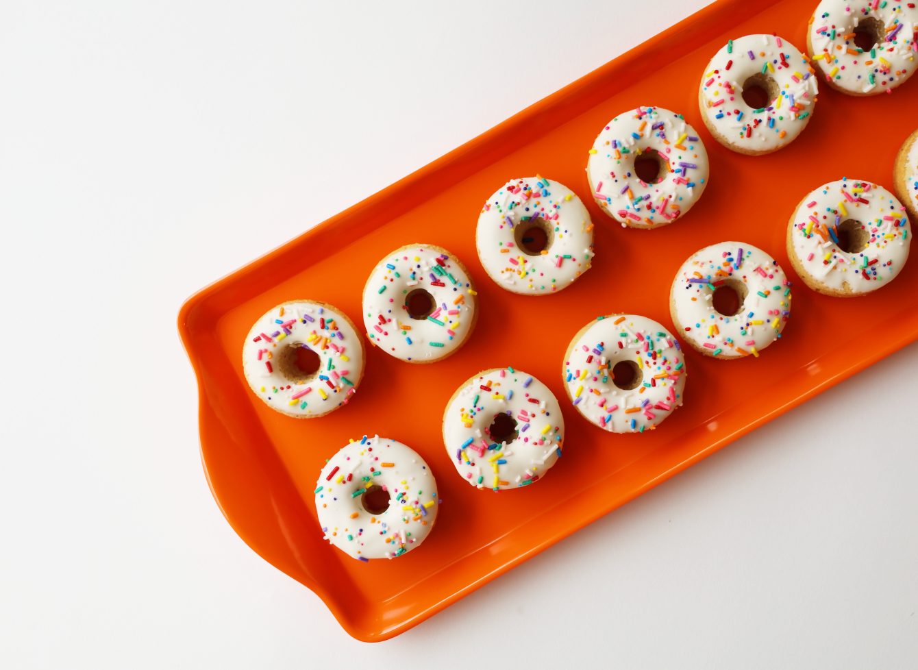 24 Mini Donuts- Funfetti Sprinkle